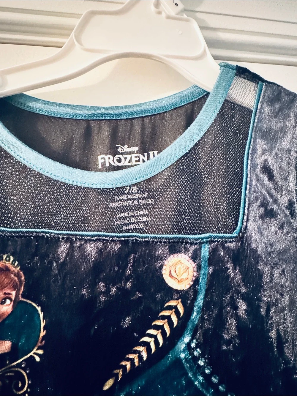 Disney Frozen Velvet and Tulle Anna Nightgown - Picture 3 of 5